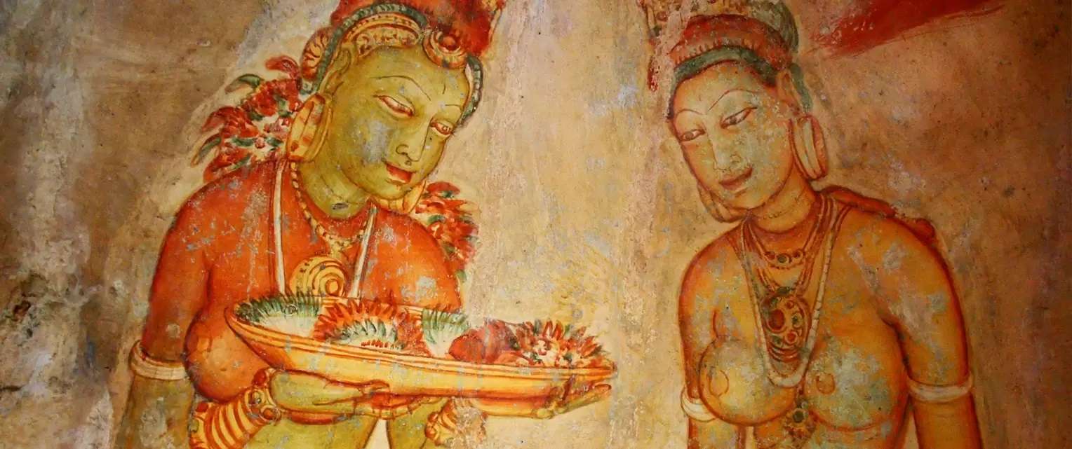 Frescoes-at-Sigiriya